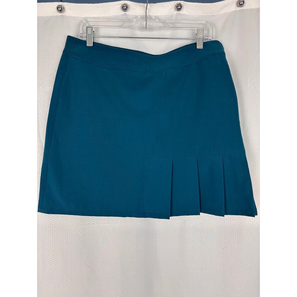 NWT turquoise blue Oxford Golf athletic skort
